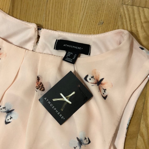 NWT Butterfly chiffon with belt - Picture 4 of 5